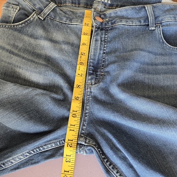 Lee Riders Indigo Midrise Straight Leg Jeans Women's 20W Classic Casual Stertchy - Picture 10 of 11